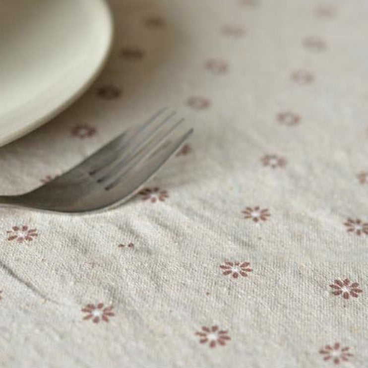 BowLift | Daisy Print Cotton Linen Tablecloth