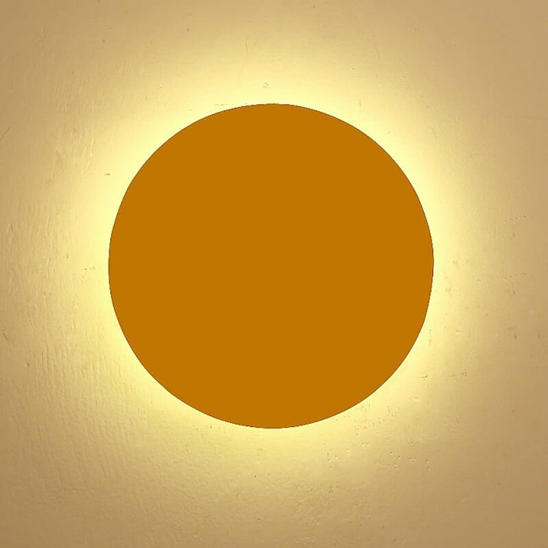 BowLift | GlowOrb Minimalistic Round LED Wall Light | Color Variety | Dimmable Light