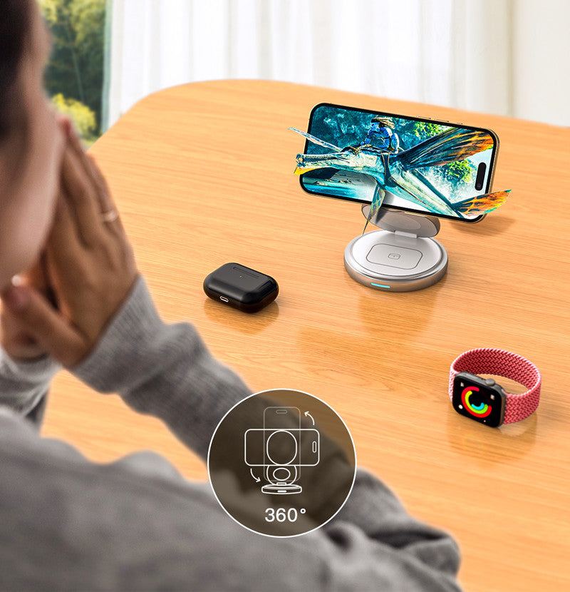 BowLift | Foldable Wireless Magnetic Charging Stand