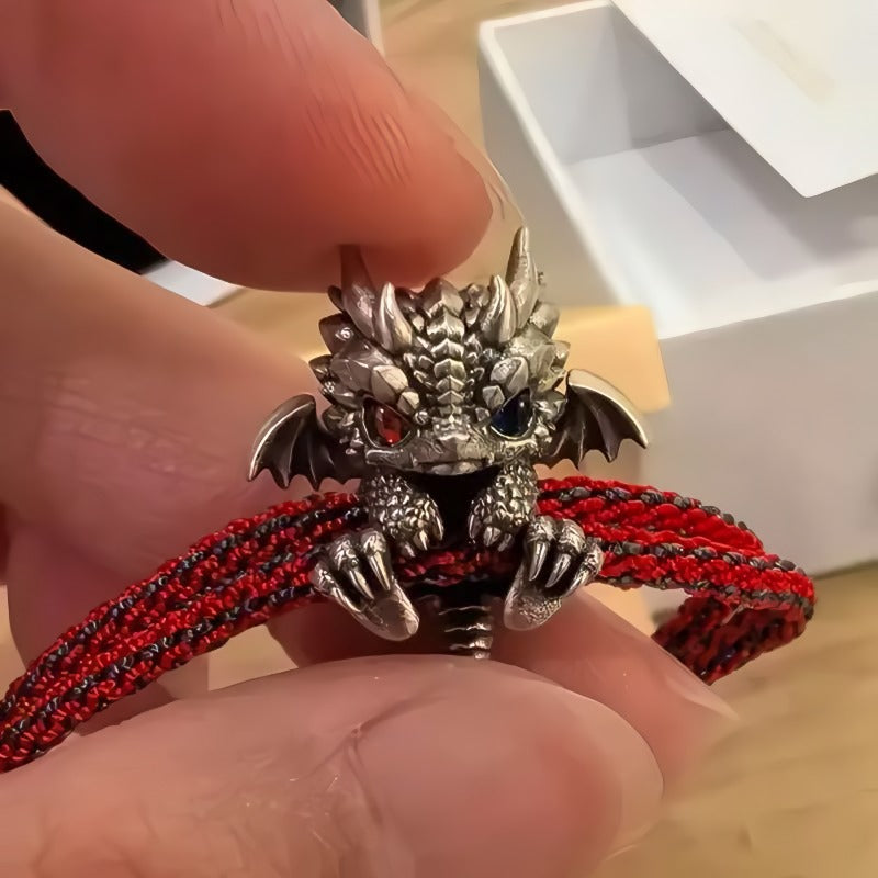 BowLift | Cute Silver Dragon Bracelet