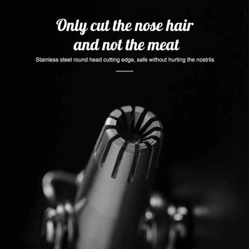 BowLift | Safe Touch Stainless Steel Nose Hair Trimmer