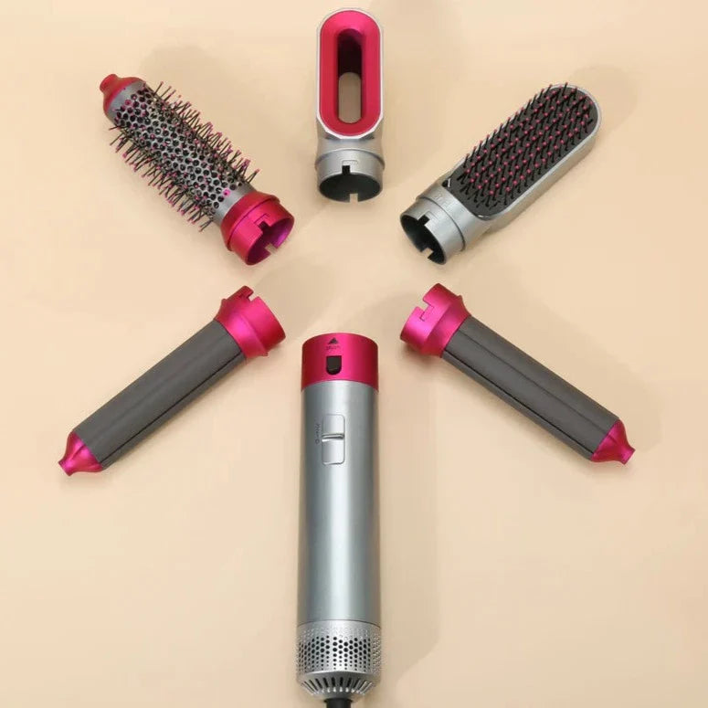 BowLift | 5-in-1 Hair Styler | Auto Curler, Blow Dryer & Flat Brush for All Hair Types at Home