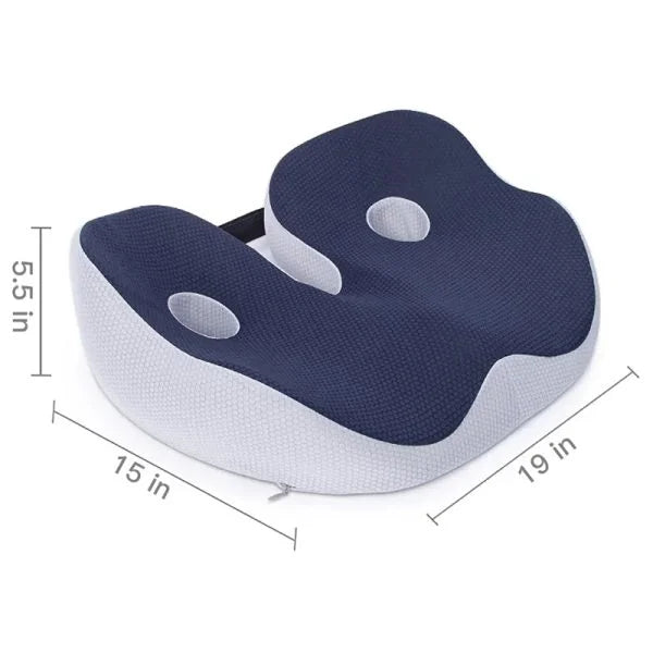 BowLift | Adjustable Memory Foam Sit Bone Relief Seat Cushion