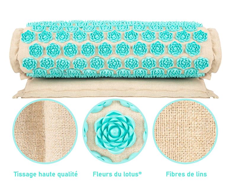 BowLift | Acupressure mat with Pillow and 5500 Pressure Points – The Florapress Relaxation Set