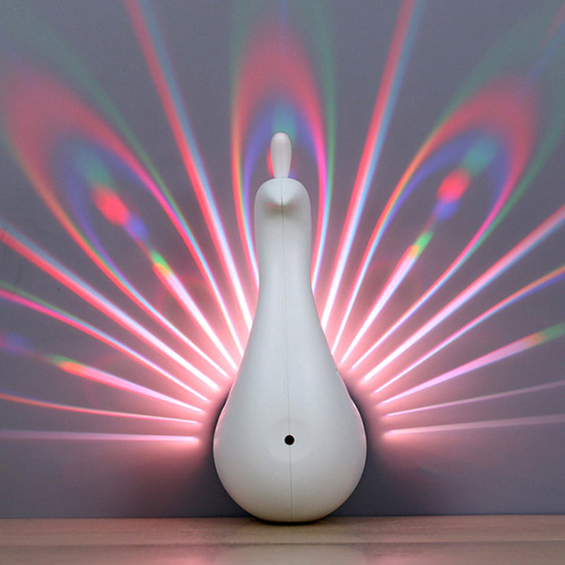 BowLift | Pink/Green/White Peacock Wall Lighting Modern Stylish Plastic LED Wall Lamp in Multifunctional Light
