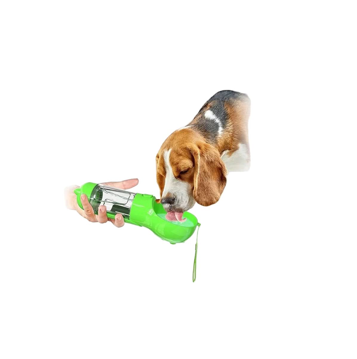 BowLift | Snackbuddy Pro – 2-in-1 Water & Food Bottle with Poop Bag Holder