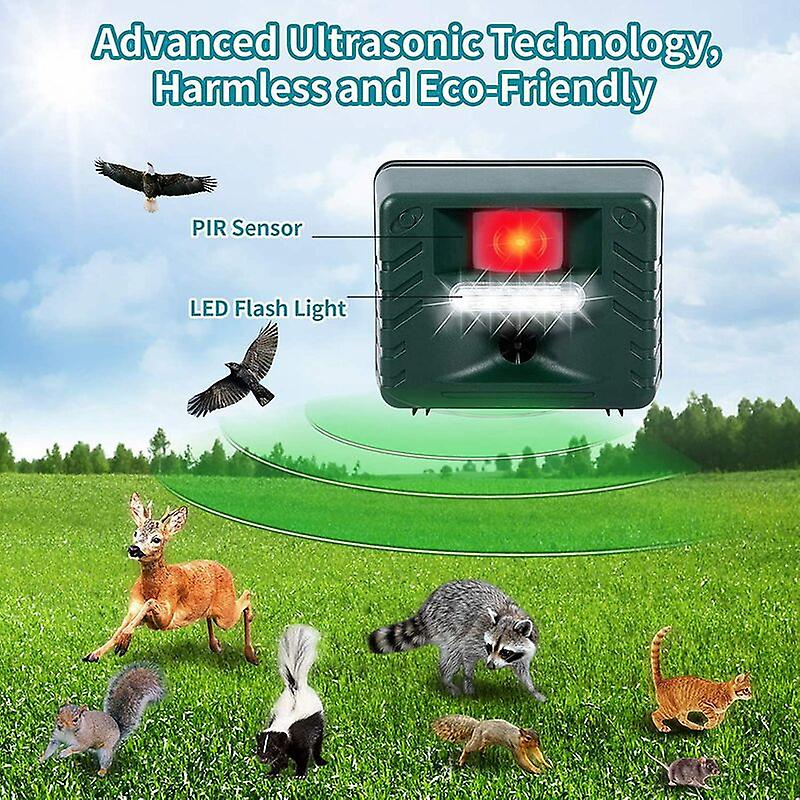 BowLift | Outdoor Ultrasonic Bird Repeller | Effective, Humane Woodpecker Deterrent for Gardens, Patios & Farms