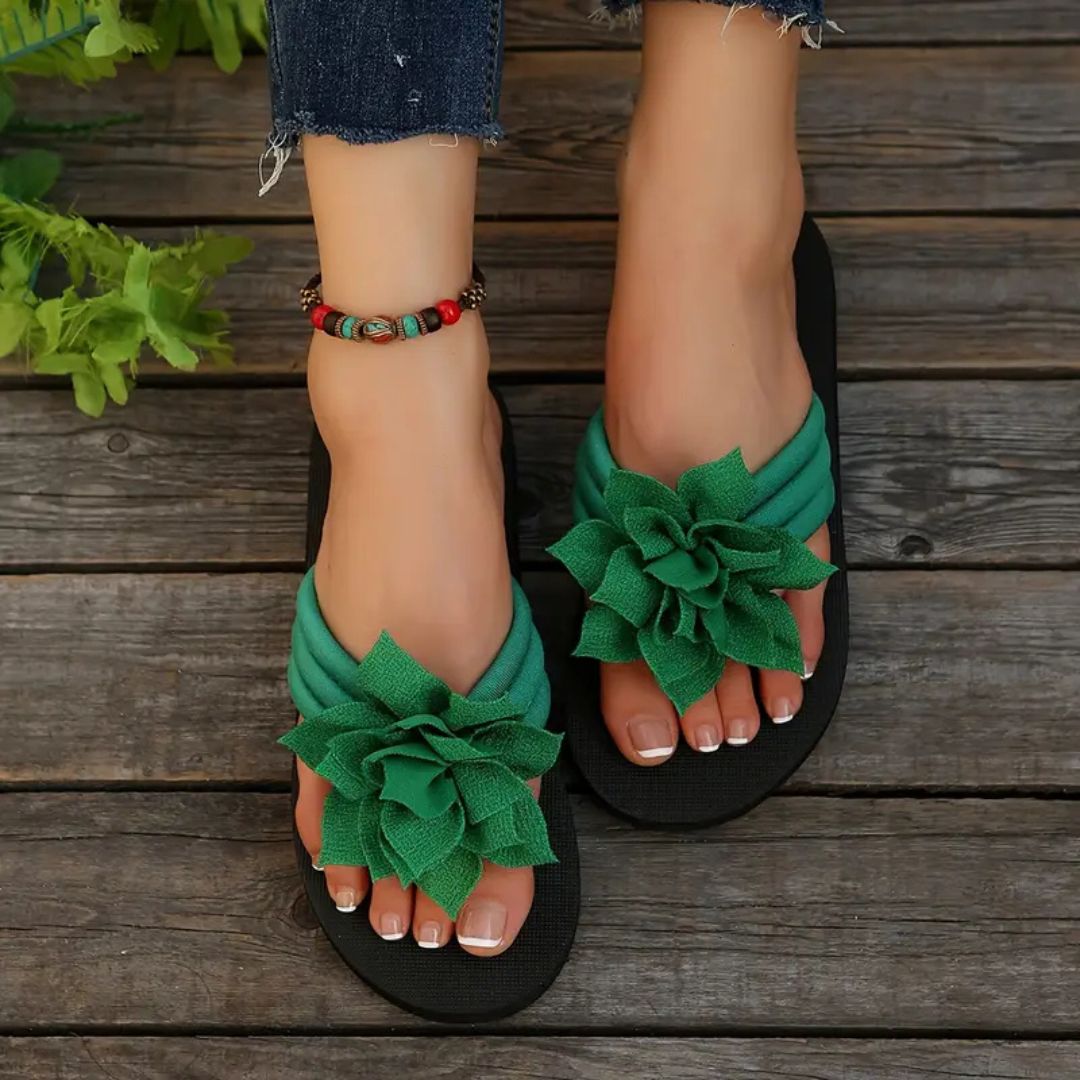 Floriva – Women's Floral Flip-Flops