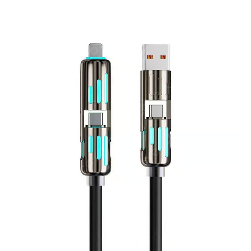 BowLift | 4 in 1 USB Charging Cable MAX 240W Fast Charging