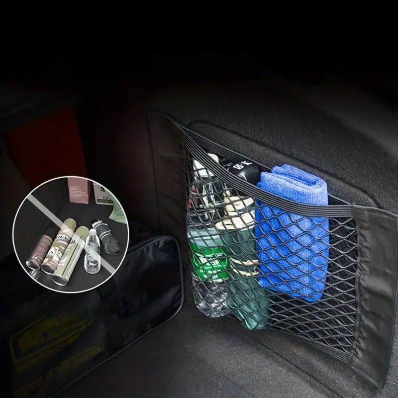 BowLift | Plastic Bags Storage Net Bag (With Adhesive Tape)