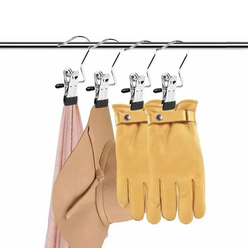 BowLift | Anti-rust Clip Space-saving Clothespin Hat Pants Storage Hanging Travel Hook