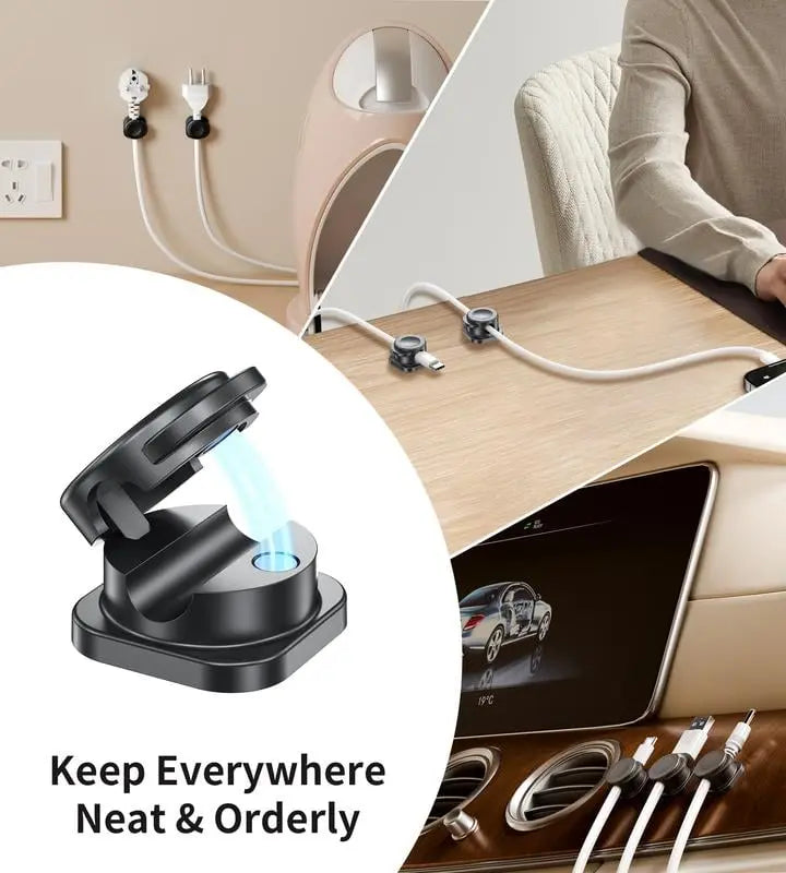 BowLift | 12 pieces magnetic cable clips