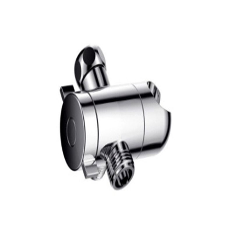 BowLift | Silver Dual Shower Head Round Rainfall Wall-Mounted Shower Head