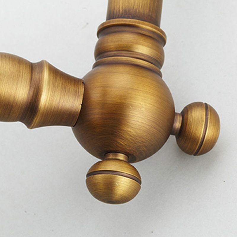 BowLift | Wall-mounted fitting Glam Style Bathroom tap with 2 handles