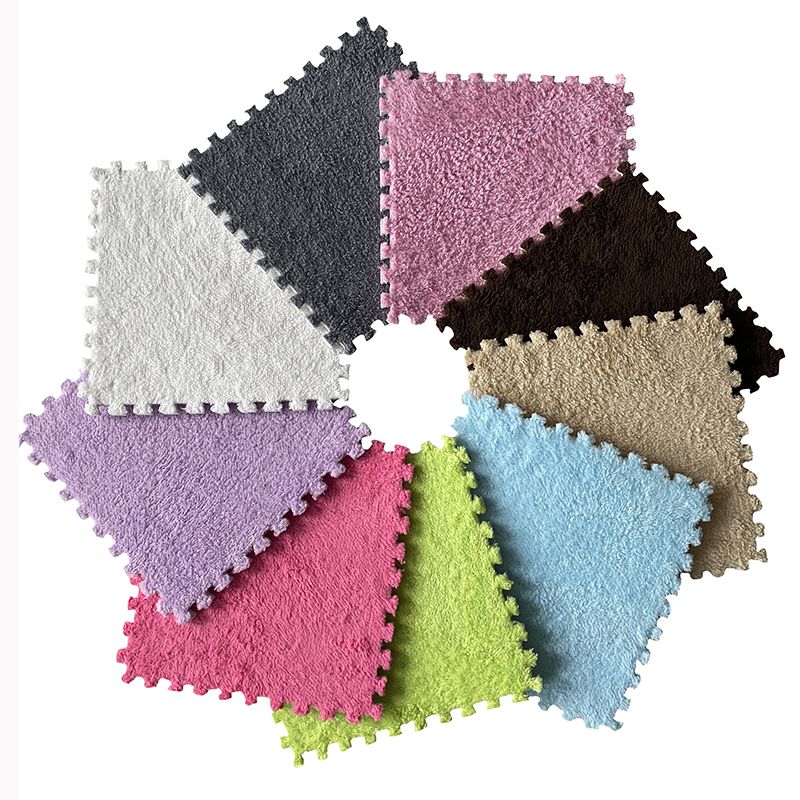 BowLift | Modern Carpet Tiles Level Loop Plug-in System Square Bedroom Carpet Tiles