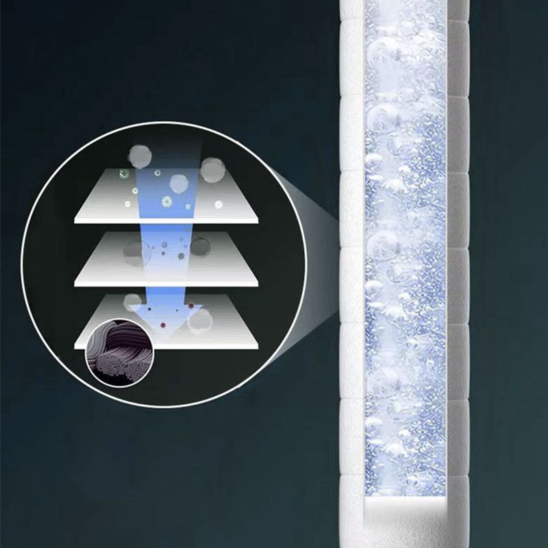 BowLift | Contemporary Showerhead Solid Color Plastic Handheld Showerhead