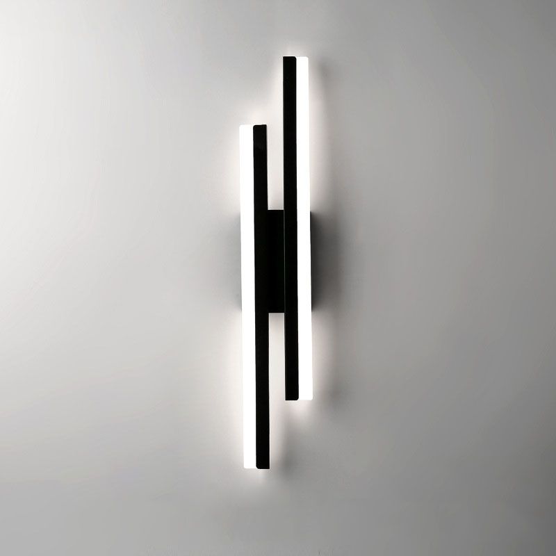 BowLift | Alana Modern LED Wall Light - Elegant Black/Gold Wall Lighting for Living Room and Bedroom