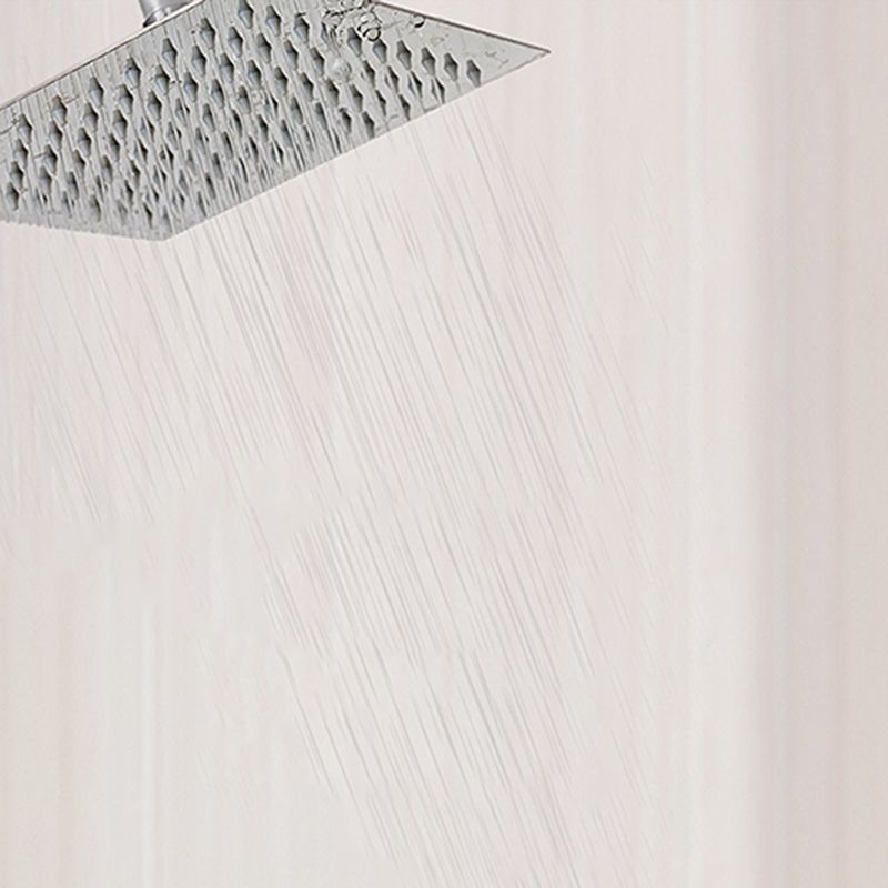 BowLift | Contemporary Shower Combo Fixed Shower Head Stainless Steel Wall Mount Square Shower Head
