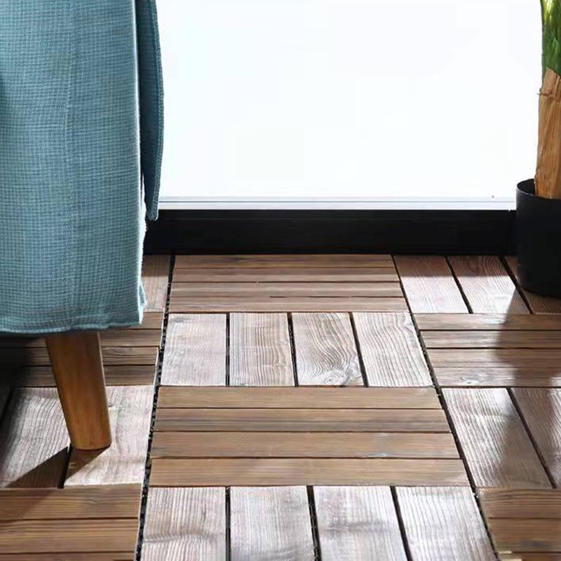 BowLift | Wood Terrace Tiles Plug-in System Installation Outdoor Terrace Tiles