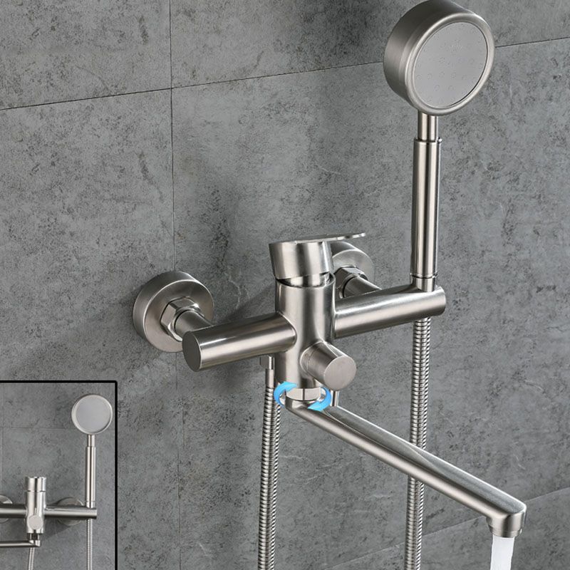 BowLift | Bathroom Bathtub Faucet Lever Handheld Shower Bathtub Faucet