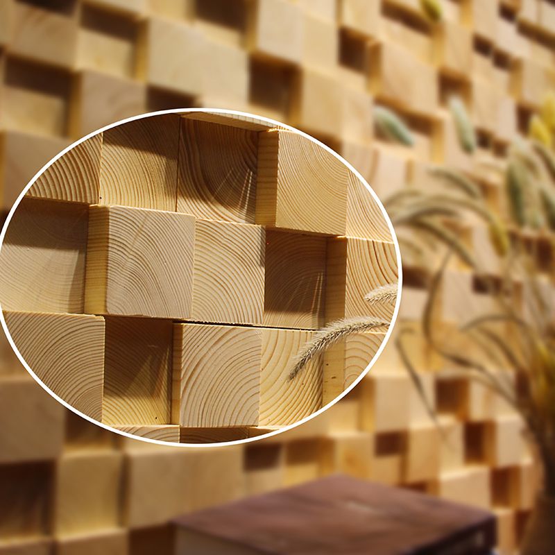 BowLift | Wood Mosaic Cladding Shiplap Glue Contemporary Interior Wall Cladding