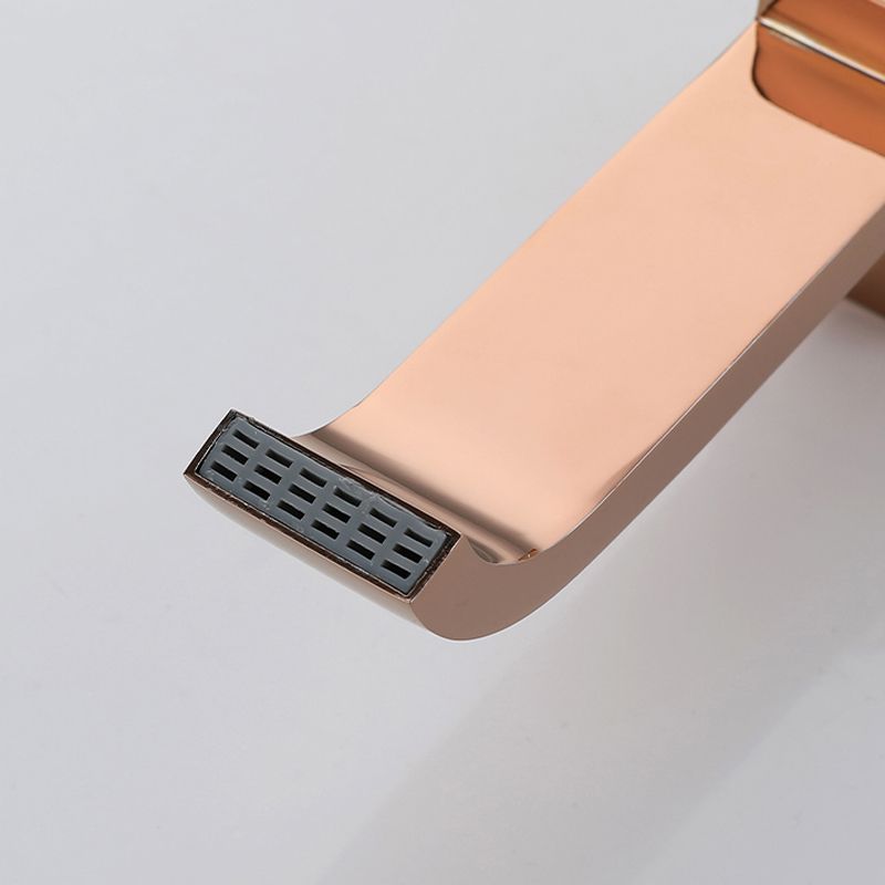 BowLift | Contemporary Wall Mounted Bathroom Faucet Handle Knob Solid Brass Square Faucet