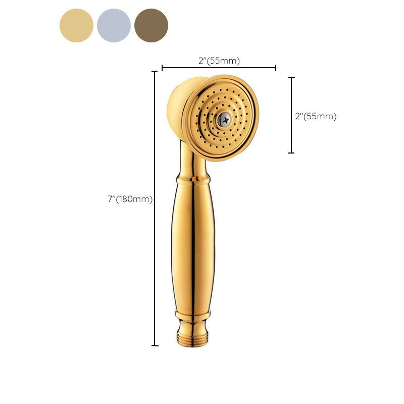 BowLift | All-Copper Single-Function Handheld Showerhead European Style Antique Rain Showerhead
