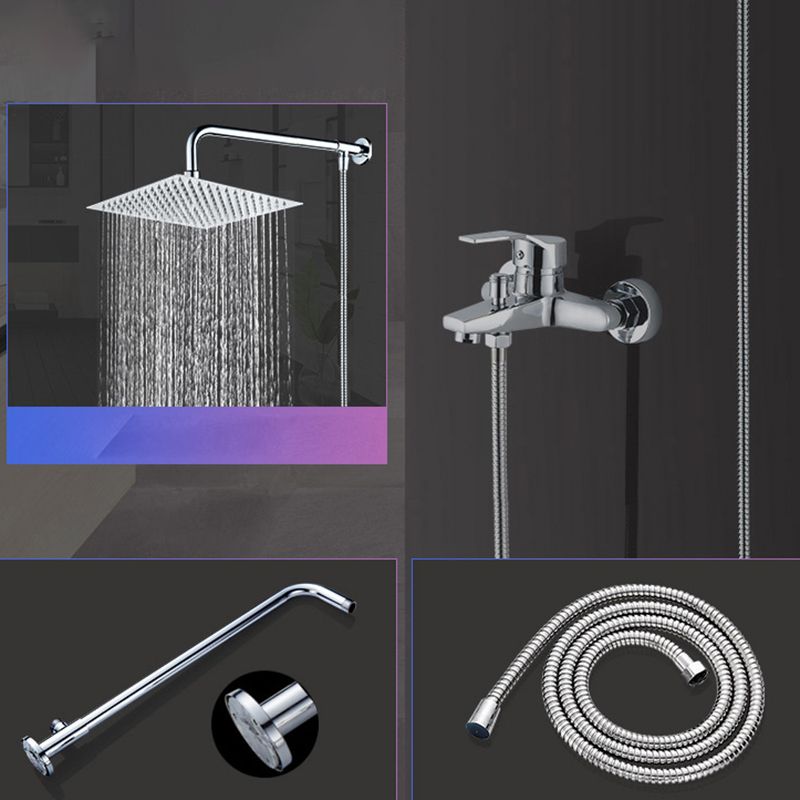 BowLift | Modern Showerhead Combination Double Showerhead Stainless Steel Wall Mounted Showerhead