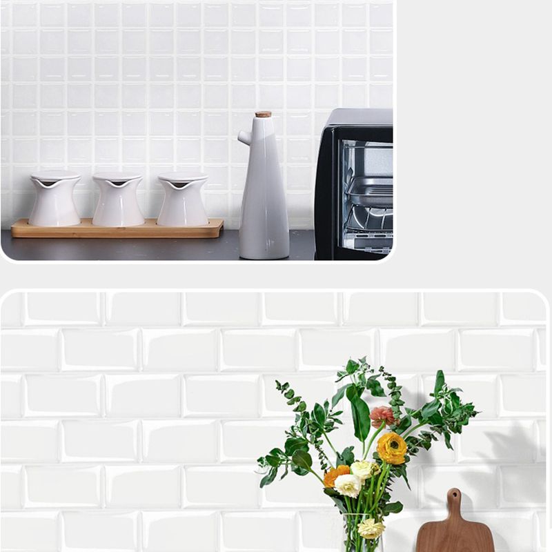 BowLift | Plastic Peel and Stick Wall Tiles 3D Square Peel and Stick Backing
