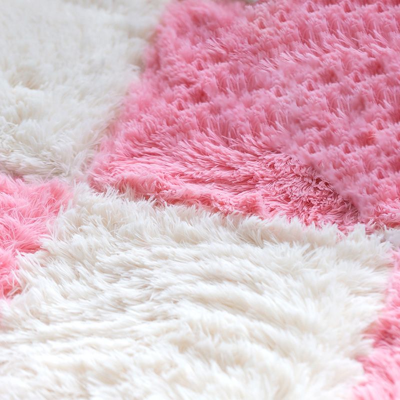 BowLift | Bedroom Carpet Tiles Solid Color Square Shag Stain Resistant Carpet Tiles