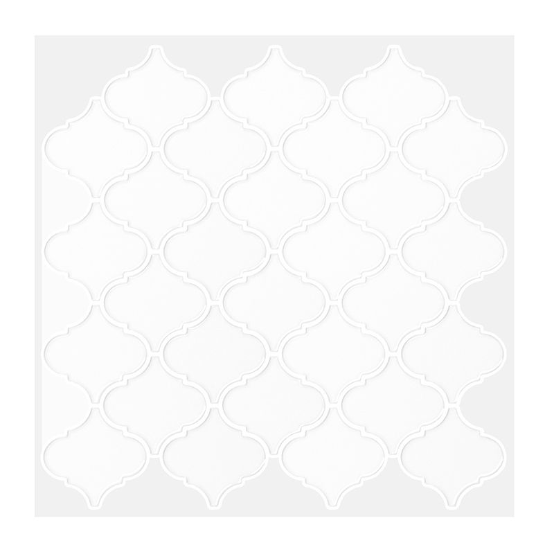 BowLift | Polygon Metal Peel and Stick Back Wall Tile PVC Peel and Stick Tile for the Kitchen