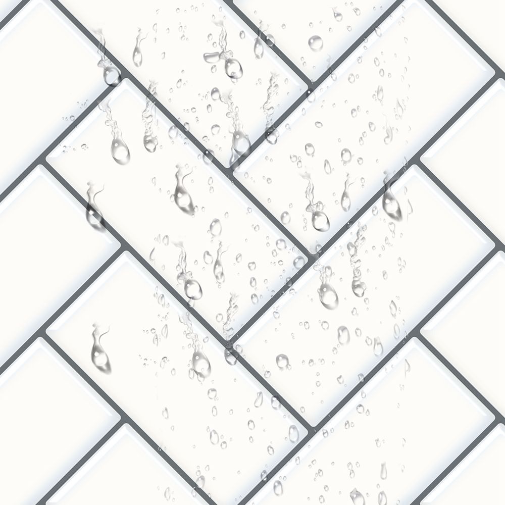 BowLift | Matte Square Peel & Stick Tile Stone Composite Subway Tile for Kitchen Backsplash