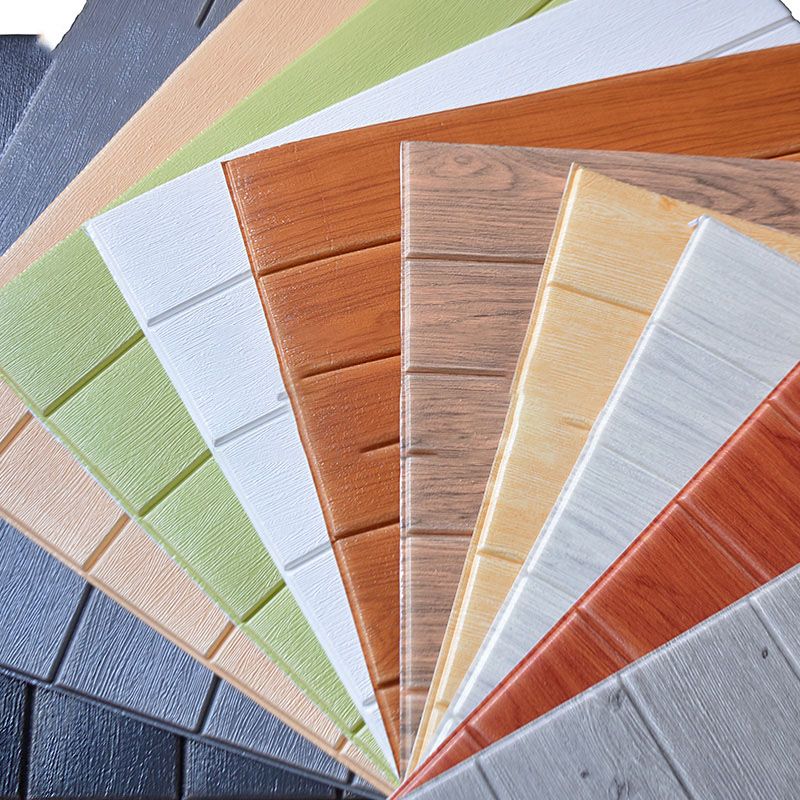 BowLift | Polygon Peel and Stick Back Wall Tile PVC Wood Peel and Stick Tile