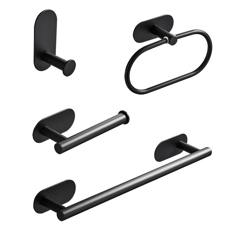 BowLift | 4-piece traditional bathroom hardware set with towel ring/paper holder & bath towel hook