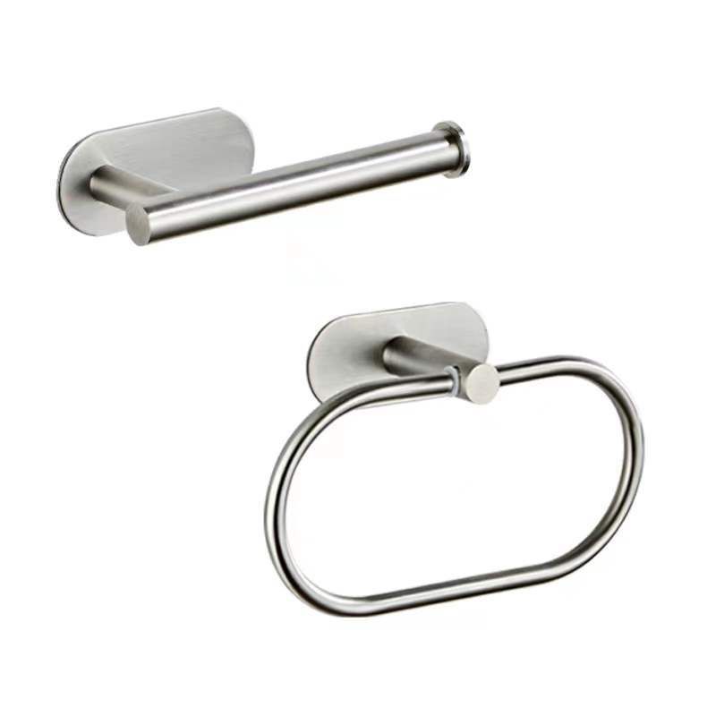 BowLift | Metal Bathroom Set 4-piece Modern Style Bathroom Fixtures Set