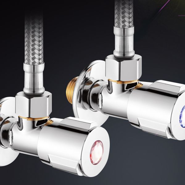 BowLift | Circular 2-Handle Bathroom Faucet Contemporary Brass Sink Faucet