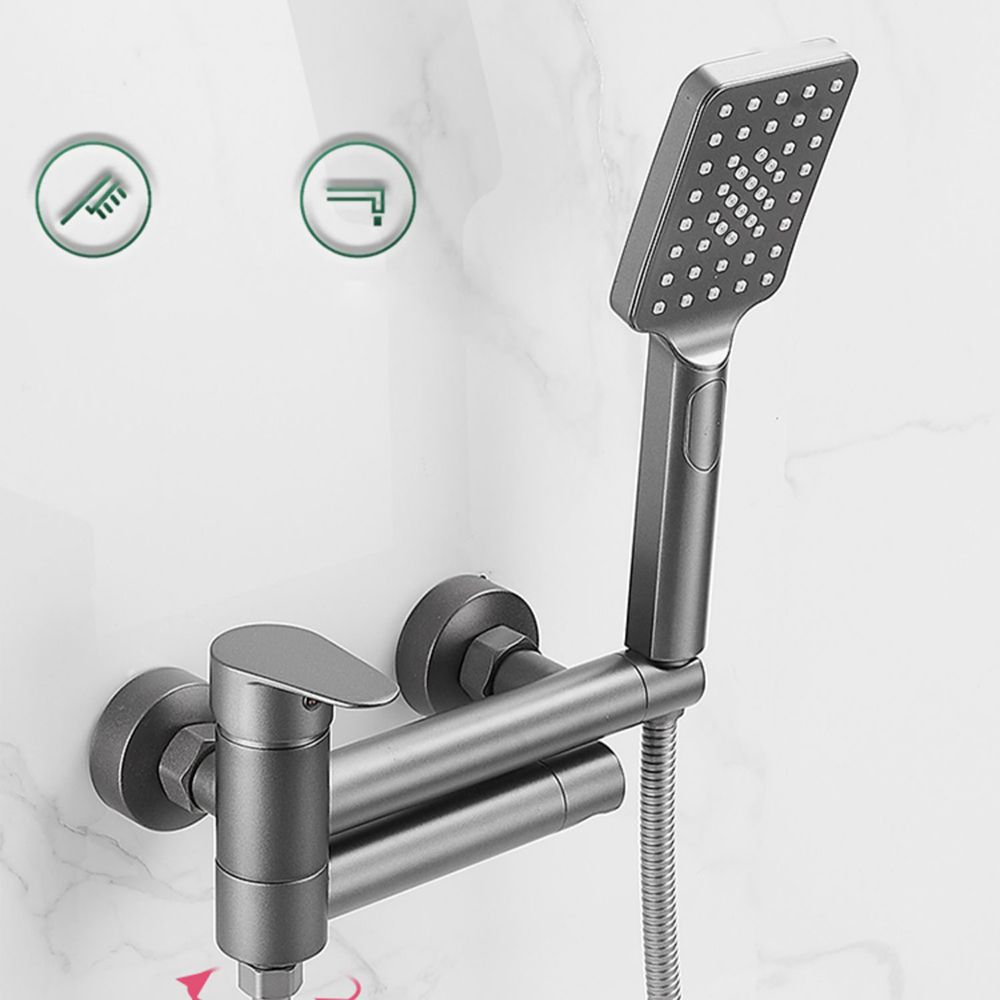 BowLift | Wall-mounted metal bathtub faucet low arch single lever bathtub faucet trim