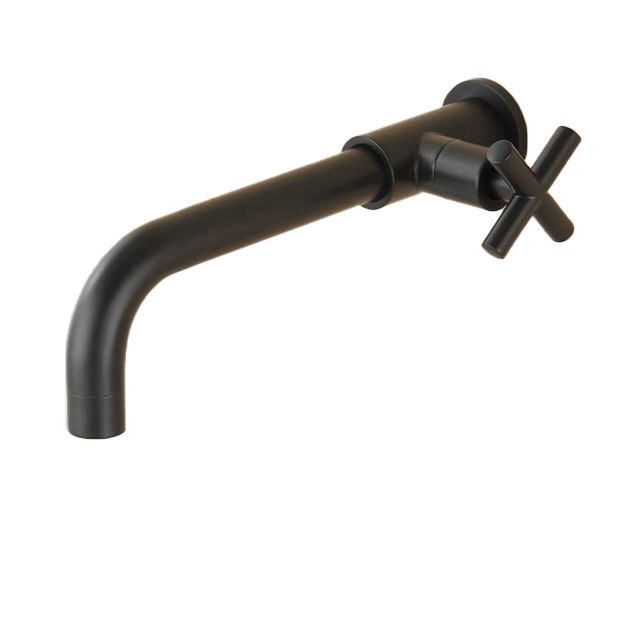 BowLift | Widely used wall-mounted bathroom sink faucet cross handle low arch faucet