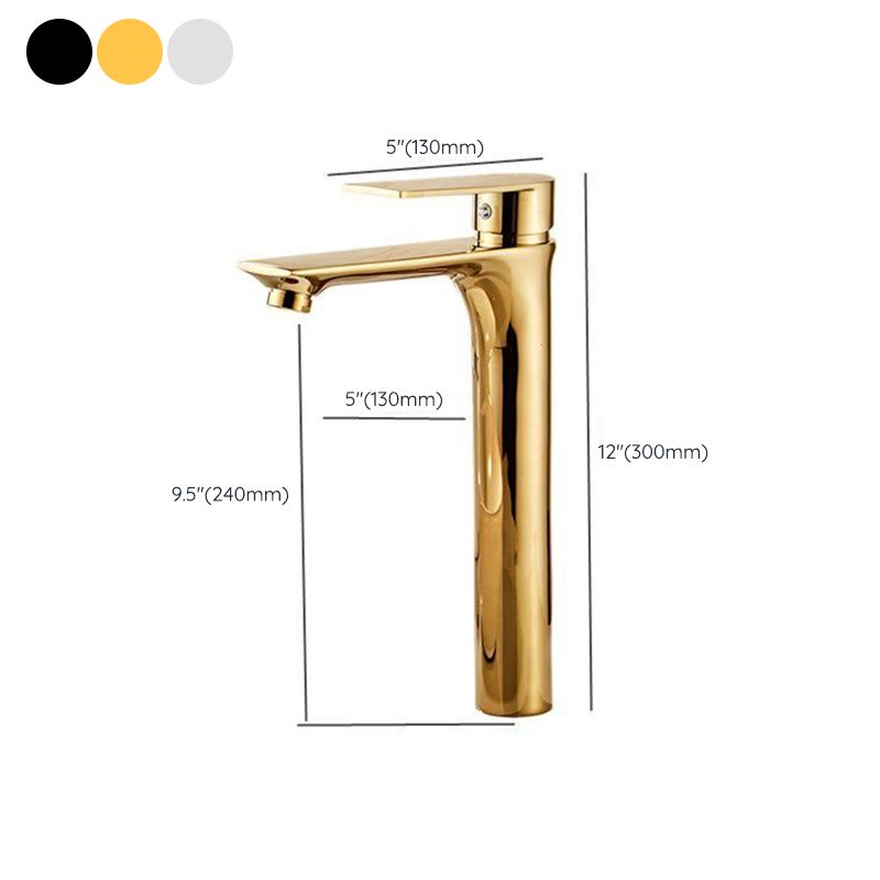 BowLift | Glam Vessel Sink Faucet Brass Lever Handles with Water Hose Sink Fitting
