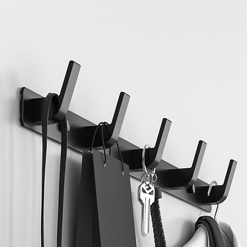 BowLift | Mattes Finish Modern Bathroom Accessories 2 - Piece Bathroom Accessory Set, Bathrobe Hooks