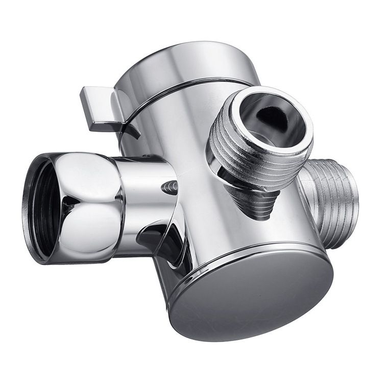 BowLift | Silver Dual Shower Head 3 Settings Medium Flow Wall Mounted Shower Head