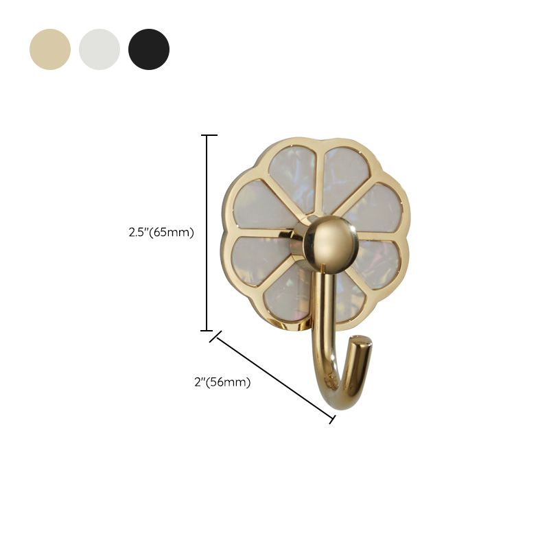 BowLift | Polished 10-piece bathroom accessory set metal corrosion-resistant bathrobe hooks