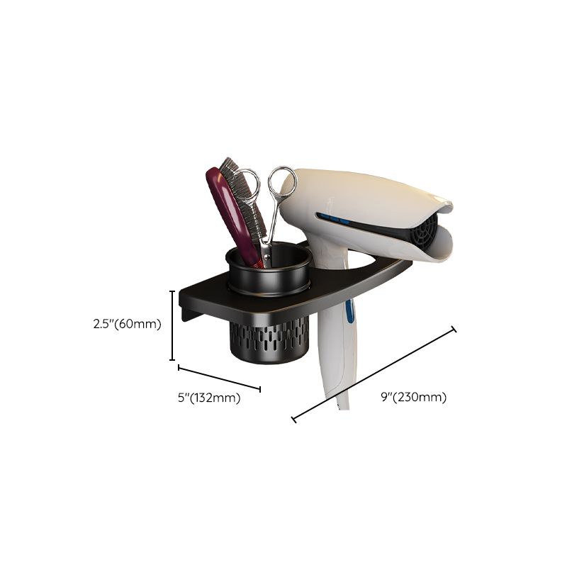 BowLift | Modern black metal bath hardware set towel bar bathroom hardware set