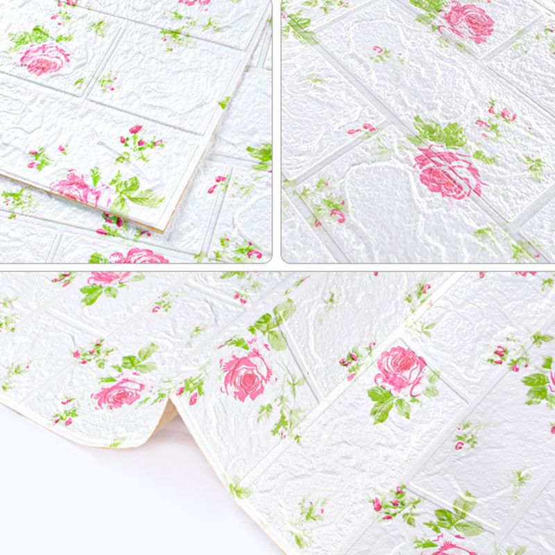 BowLift | Farmhouse Beadboard PVC Wall Access Panel Peel and Stick Wall Tile Set of 2