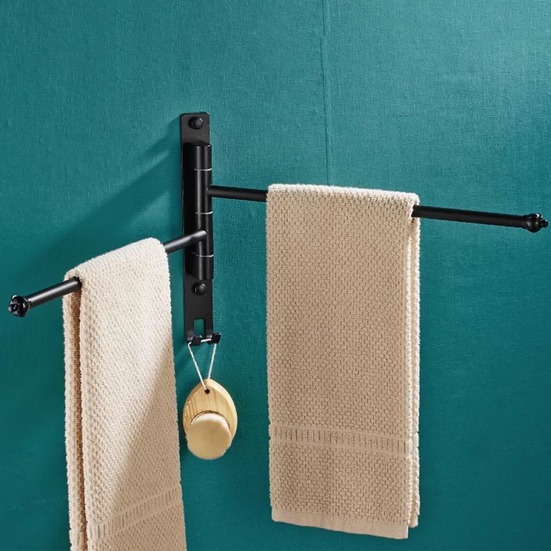 BowLift | 2-piece towel bar made of stainless steel Modern 13.6" B bathroom accessory set