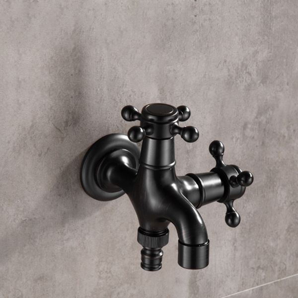 BowLift | Wide Bathroom Sink Faucet Wall-Mounted Cross Handle Faucet