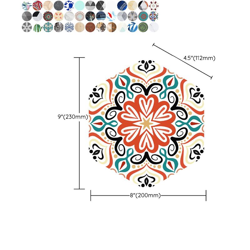 BowLift | Plastic Mosaic Tile Wallpaper Hexagonal for Stick and Remove Back Wall Tile