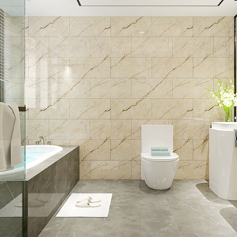 BowLift | Modern Splash Guard Wallpaper Marble Print Self-Adhesive Splash Guard Tile for Bathroom