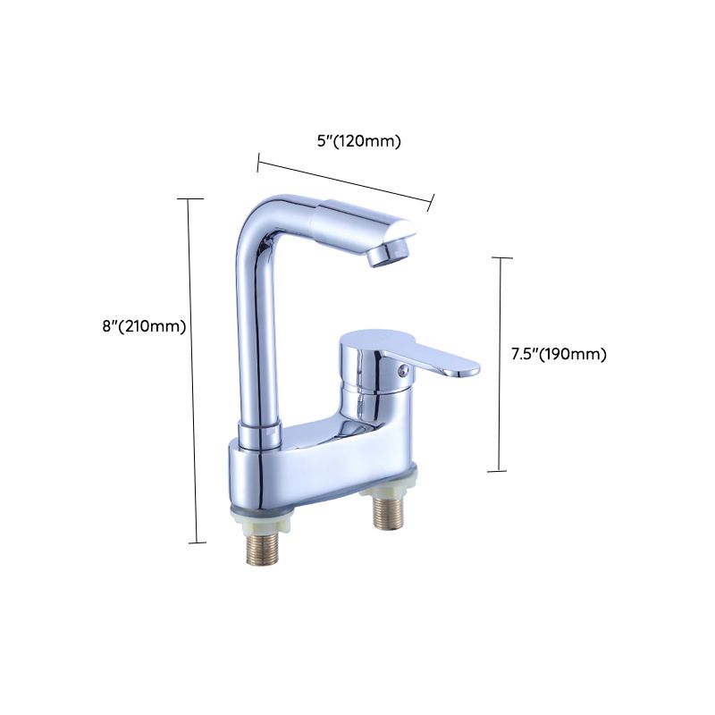 BowLift | Deck Mounted Center Freestanding Bathtub Filler Single Handle Freestanding Faucet