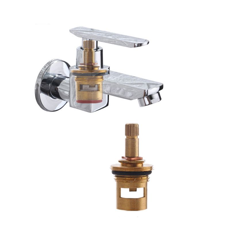 BowLift | Contemporary Wall-Mounted Bathroom Faucet Lever Handles Solid Brass Faucet